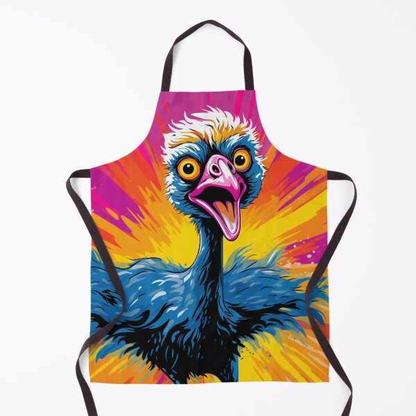 Item preview, Ostrich Cartoon Pop Art 2 designed and sold by AstroRisq.