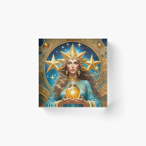 Item preview, The Star. Tarot. designed and sold by SoniaSarkali.