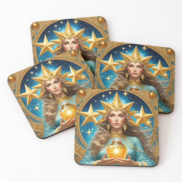 Item preview, The Star. Tarot. designed and sold by SoniaSarkali.