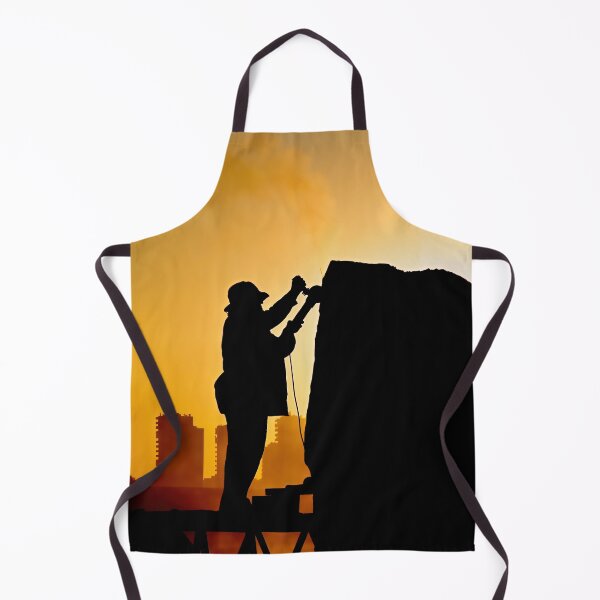 Item preview, A sculptor making her art as the sun sets designed and sold by fotoryum.