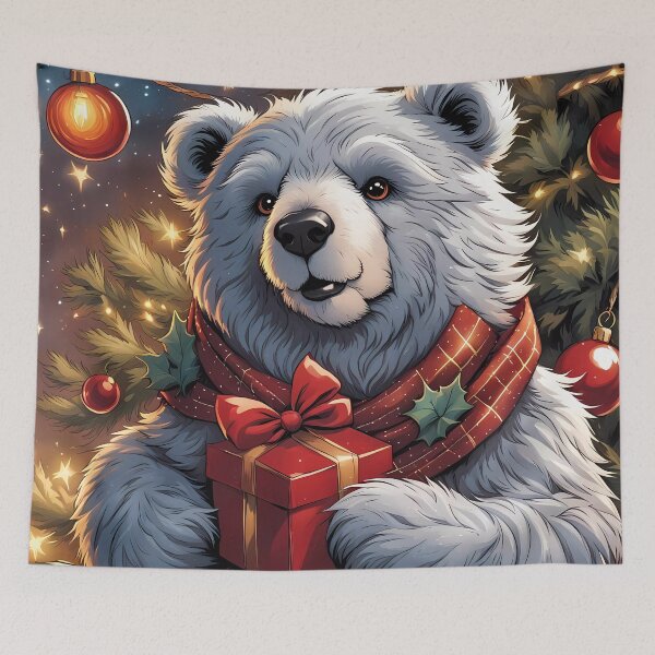 Item preview, Teddy celebrating Christmas designed and sold by Colin Bentham.