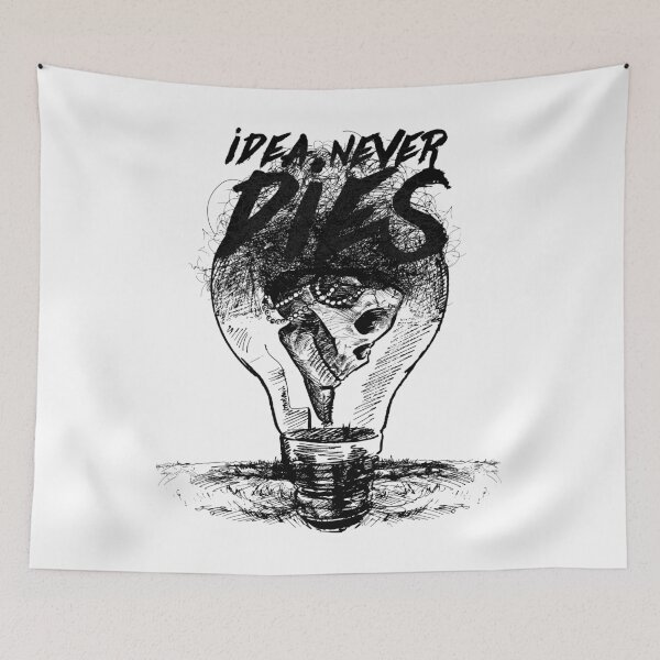 Item preview, the idea never dies and all is in the skull designed and sold by ShabayekShop.