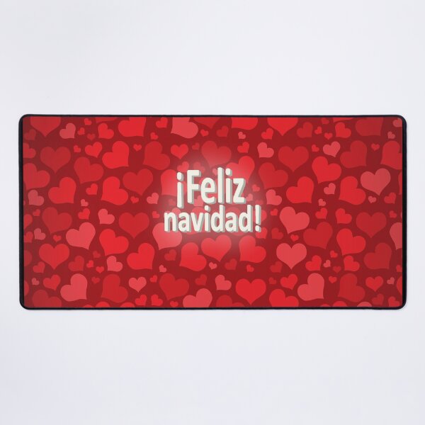 Item preview, feliz navidad corazones designed and sold by ZiphGames.