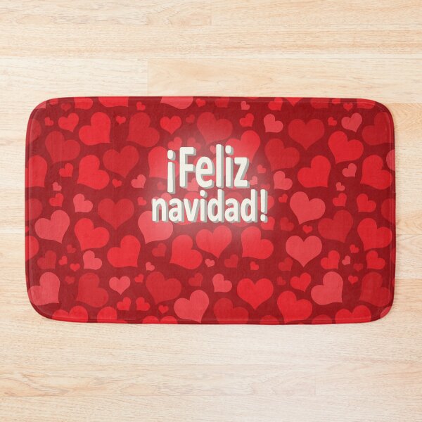 Item preview, feliz navidad corazones designed and sold by ZiphGames.