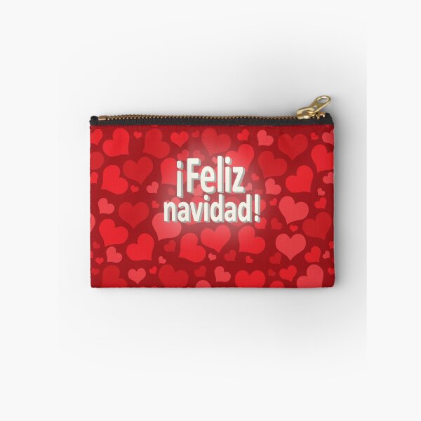 Item preview, feliz navidad corazones designed and sold by ZiphGames.