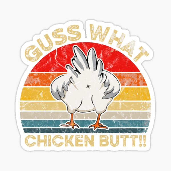 Funny Chicken Butt Magnet, Snarky Country Kitchen, Sarcastic