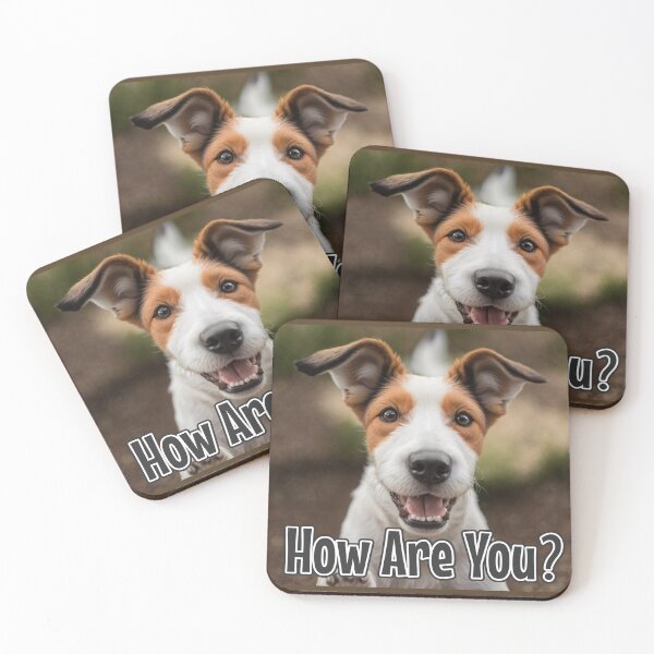 Item preview, AI-Generated Dog 01 "How are you" designed and sold by Cliff-Qi.
