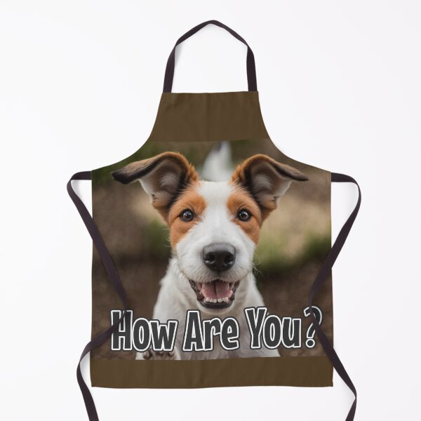 Item preview, AI-Generated Dog 01 "How are you" designed and sold by Cliff-Qi.