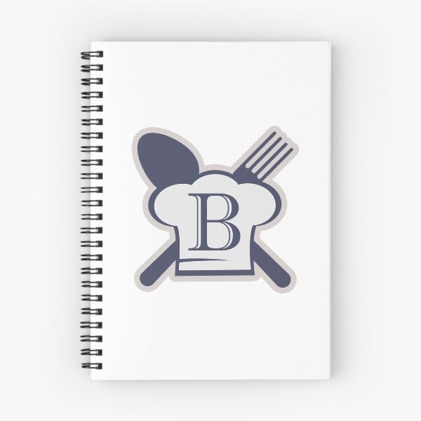 Item preview, Monogram B Chef Hat Fork and Spoon designed and sold by simplymonogram.