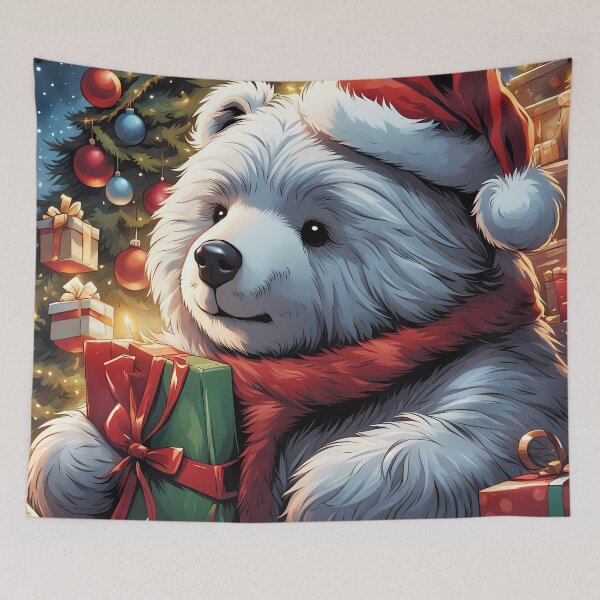 Item preview, Teddy celebrating Christmas designed and sold by Colin Bentham.
