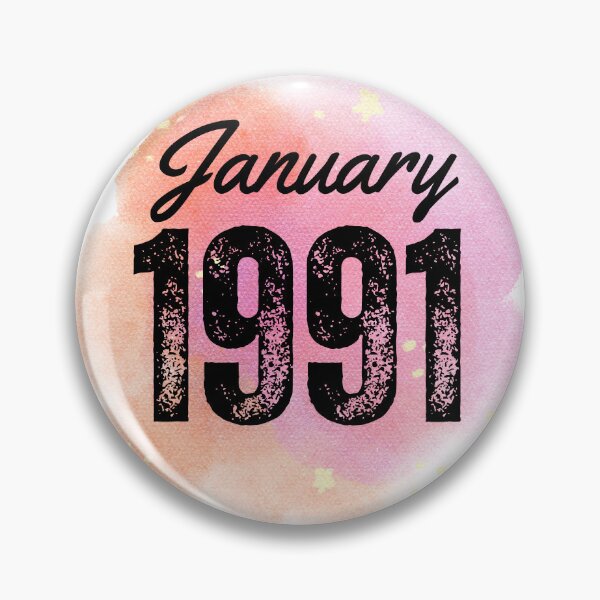 Item preview, January 1991 Birthday designed and sold by NumbersFort.