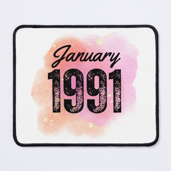 Item preview, January 1991 Birthday designed and sold by NumbersFort.