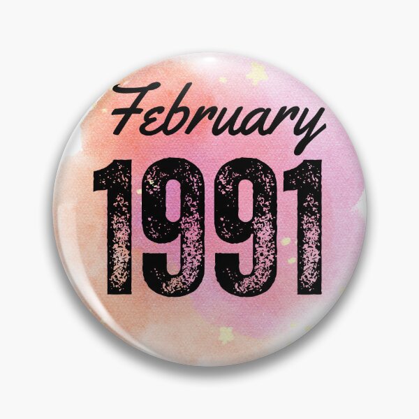 Item preview, February 1991 Birthday designed and sold by NumbersFort.