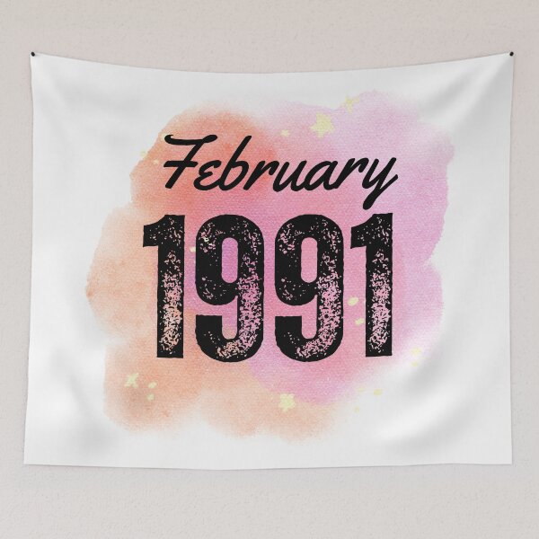 Item preview, February 1991 Birthday designed and sold by NumbersFort.