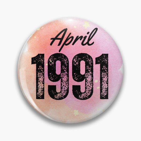 Item preview, April 1991 Birthday designed and sold by NumbersFort.