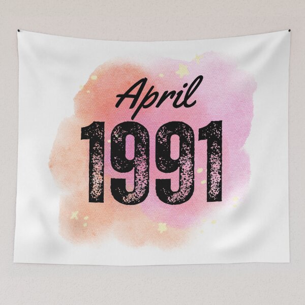 Item preview, April 1991 Birthday designed and sold by NumbersFort.