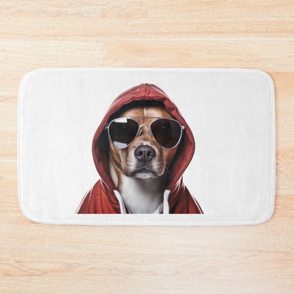 Item preview, Hip hop dog cute hard dog wear Glasses and hoodies  designed and sold by PetPalsEmporium.