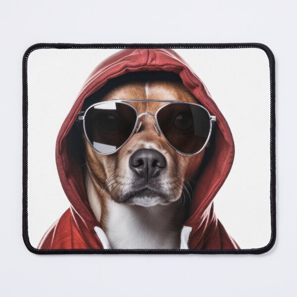 Item preview, Hip hop dog cute hard dog wear Glasses and hoodies designed and sold by PetPalsEmporium.