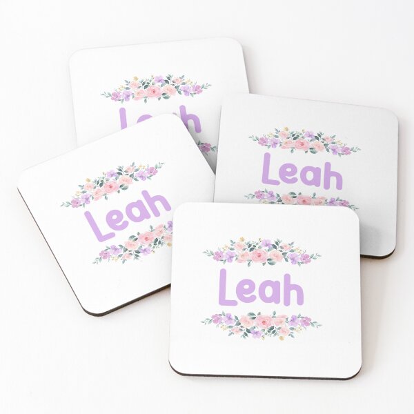 Item preview, Purple Flower Leah Name Label  designed and sold by NormadWorld.