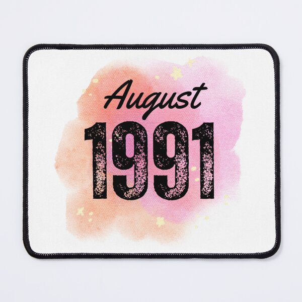 Item preview, August 1991 Birthday designed and sold by NumbersFort.
