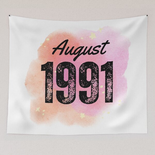 Item preview, August 1991 Birthday designed and sold by NumbersFort.