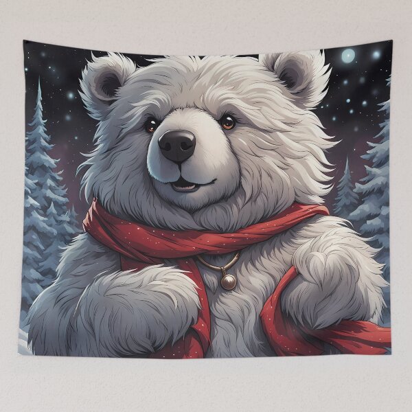Item preview, Teddy celebrating Christmas designed and sold by Colin Bentham.