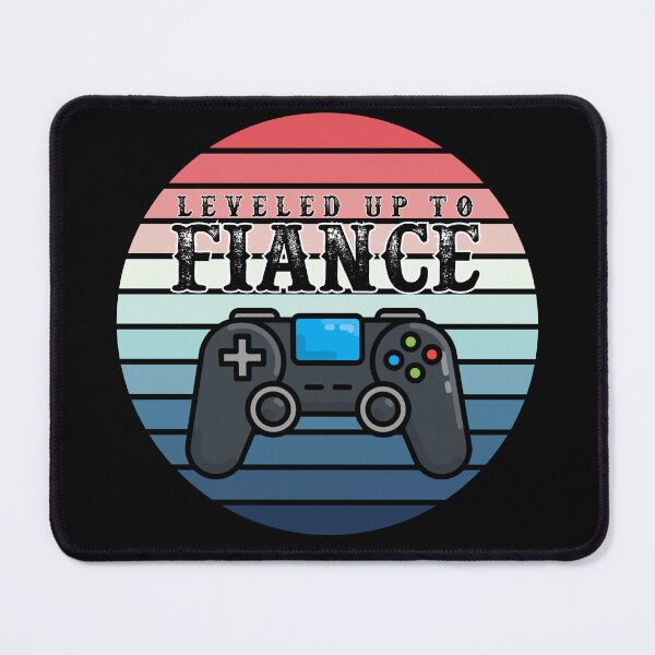 Item preview, Leveled Up To Fiance - Mens Boyfriend Fiance Husband Married Man Wedding Funny Design designed and sold by EmiAndMike.