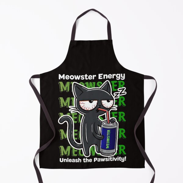 Item preview, Cat drinking energy drink designed and sold by gittuska11.