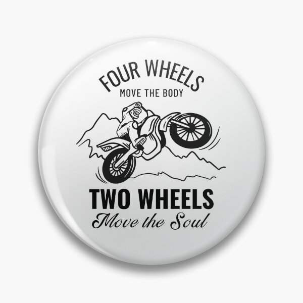 Item preview, Four Wheels Move The Body, Two Wheels Move The Soul. Dirt Bike T-Shirt Motocross Enduro Motorcycle  designed and sold by ssalujoe.