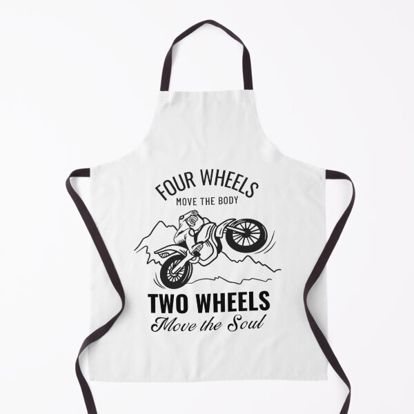 Item preview, Four Wheels Move The Body, Two Wheels Move The Soul. Dirt Bike T-Shirt Motocross Enduro Motorcycle  designed and sold by ssalujoe.