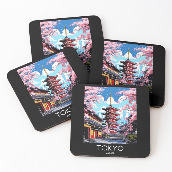 Item preview, A Pop Art Travel Print of Tokyo - Japan designed and sold by StudioRedKoala.