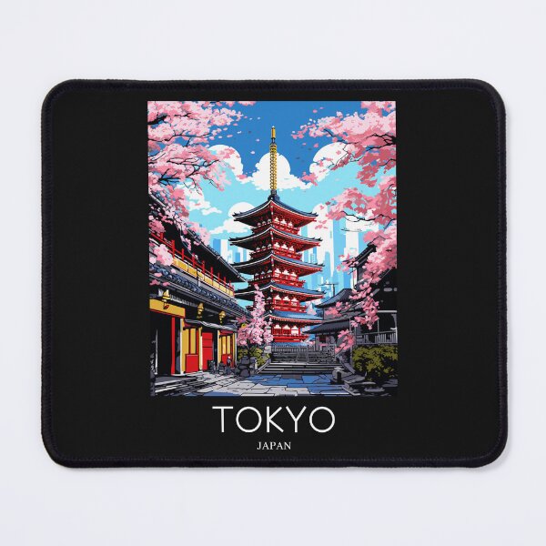 Item preview, A Pop Art Travel Print of Tokyo - Japan designed and sold by StudioRedKoala.