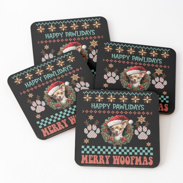 Item preview,  "Chihuahua Happy Pawlidays & Merry Woofmas Ugly Christmas Sweater" designed and sold by Xhevahir.