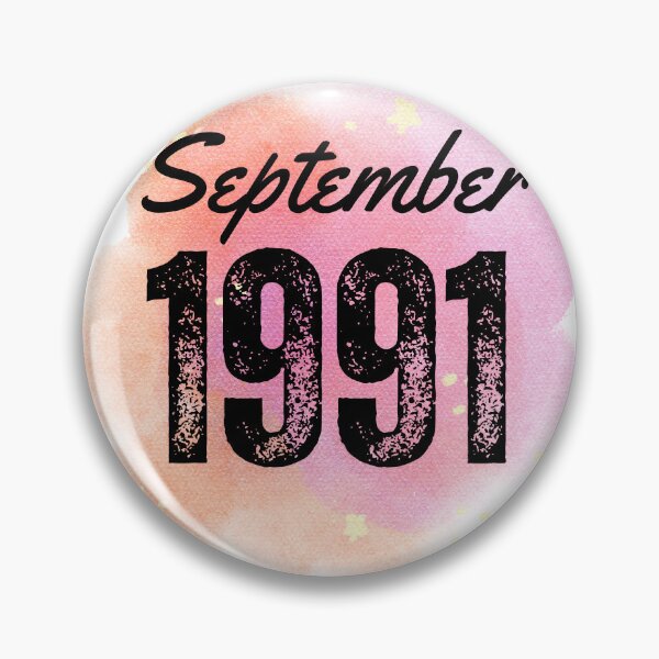 Item preview, September 1991 Birthday designed and sold by NumbersFort.