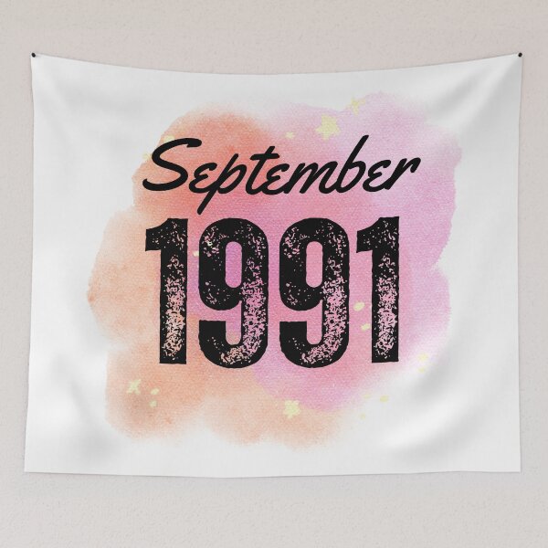 Item preview, September 1991 Birthday designed and sold by NumbersFort.