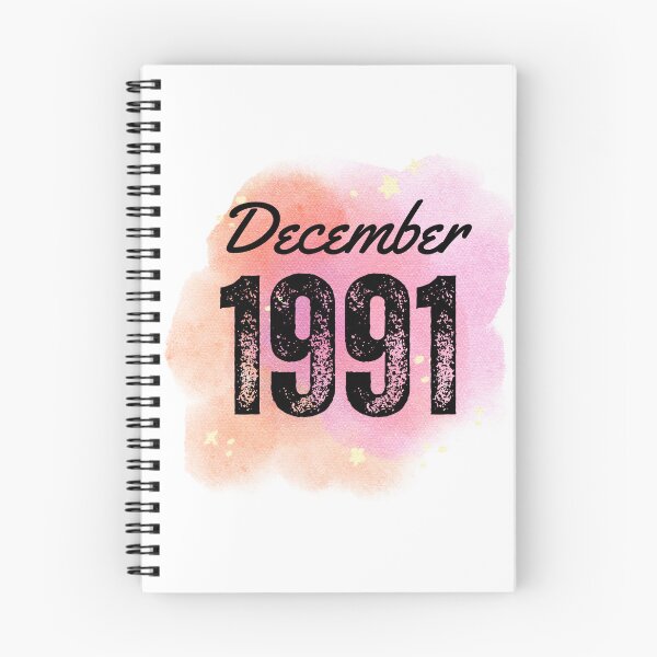 Item preview, December 1991 Birthday designed and sold by NumbersFort.