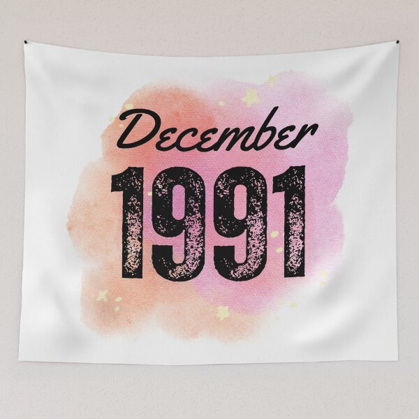 Item preview, December 1991 Birthday designed and sold by NumbersFort.