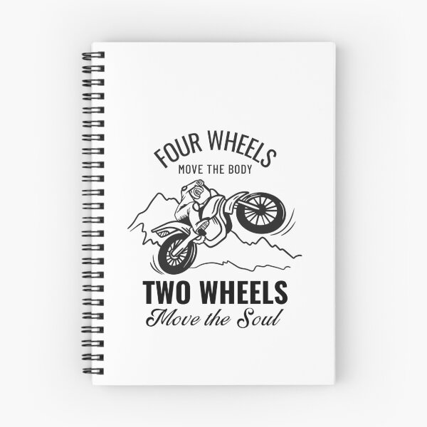 Item preview, Four Wheels Move The Body, Two Wheels Move The Soul. Dirt Bike T-Shirt Motocross Enduro Motorcycle  designed and sold by ssalujoe.