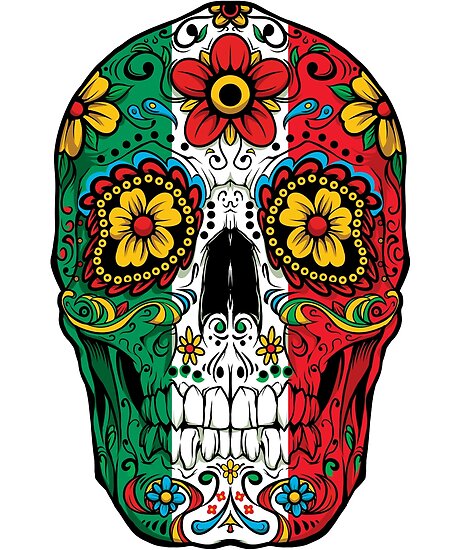 "Day Of The Dead Sugar Skull T shirt Cinco de Mayo Men ...