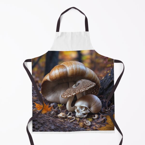 Item preview, Skull with mushroom" cut funny mushroom in form of skull  designed and sold by Obinne.
