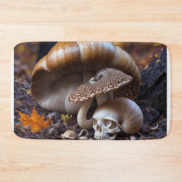 Item preview, Skull with mushroom" cut funny mushroom in form of skull  designed and sold by Obinne.