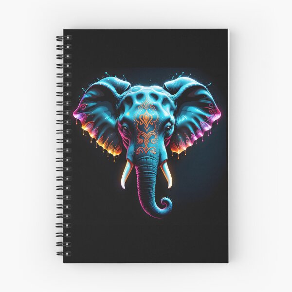 Item preview, art elephant head colors illustration designed and sold by Niktarka.