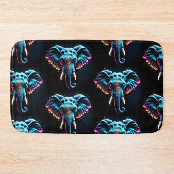 Item preview, art elephant head colors illustration designed and sold by Niktarka.