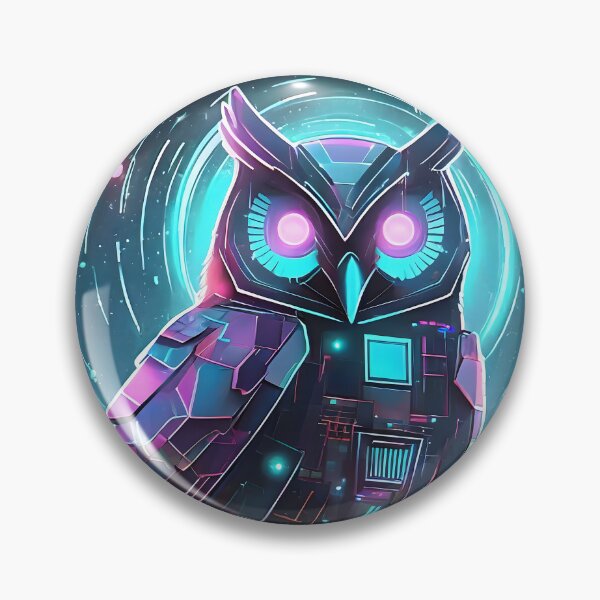 Item preview, Futurist Neon Owl, Nano-Enhanced v1 designed and sold by emaotx.