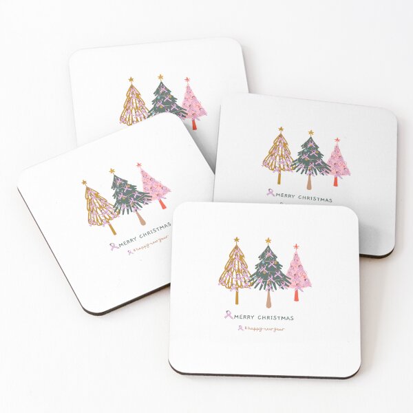 Item preview, Pink ribbon, together with Christmas tree, a different way to show support against breast cancer. designed and sold by Hope-it-fits.