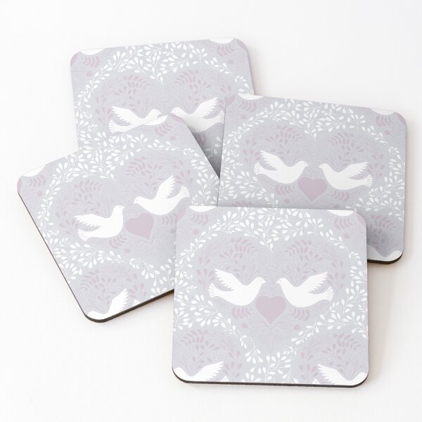 Item preview, DOVES OF LOVE [iron]  designed and sold by Carina Parry Studios.