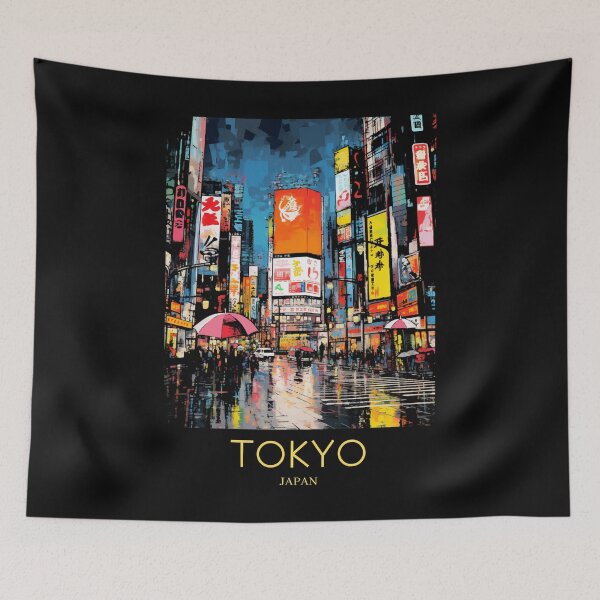 Item preview, A Pop Art Travel Print of Tokyo - Japan designed and sold by StudioRedKoala.