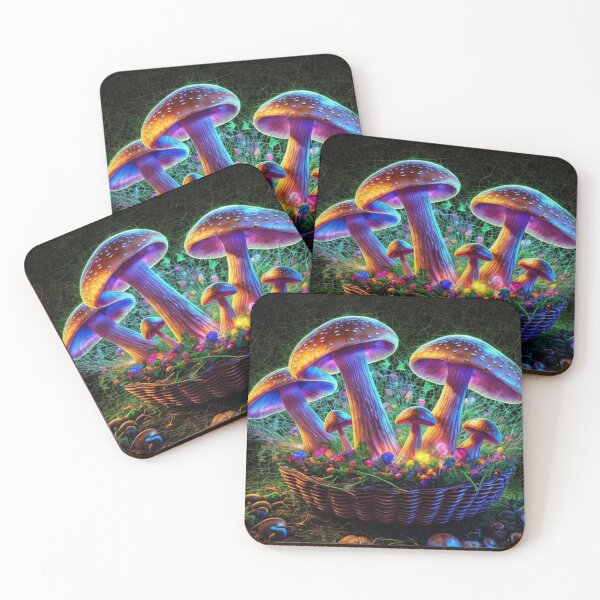 Item preview, "Whimsical Wonderland: Cute Mushroom Delight Art Print" designed and sold by Obinne.
