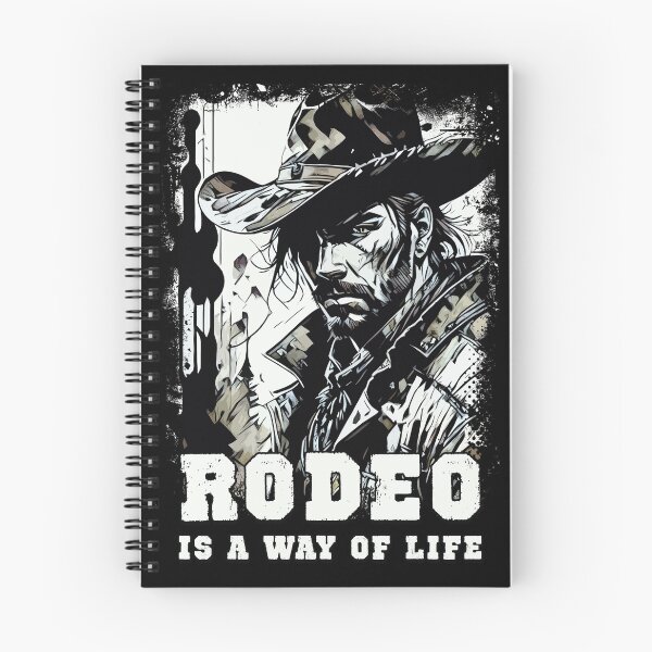 Item preview, RODEO Is A Way Of LIFE VIntage Wild West Cowboy Sayings Illustration designed and sold by Naumovski.