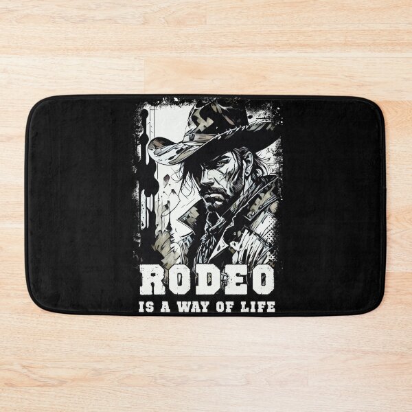 Item preview, RODEO Is A Way Of LIFE VIntage Wild West Cowboy Sayings Illustration designed and sold by Naumovski.